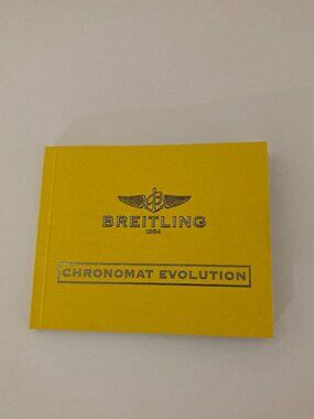 Breitling Chronomat Evolution Booklet Manual